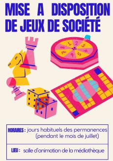 Mise à disposition de jeux de société